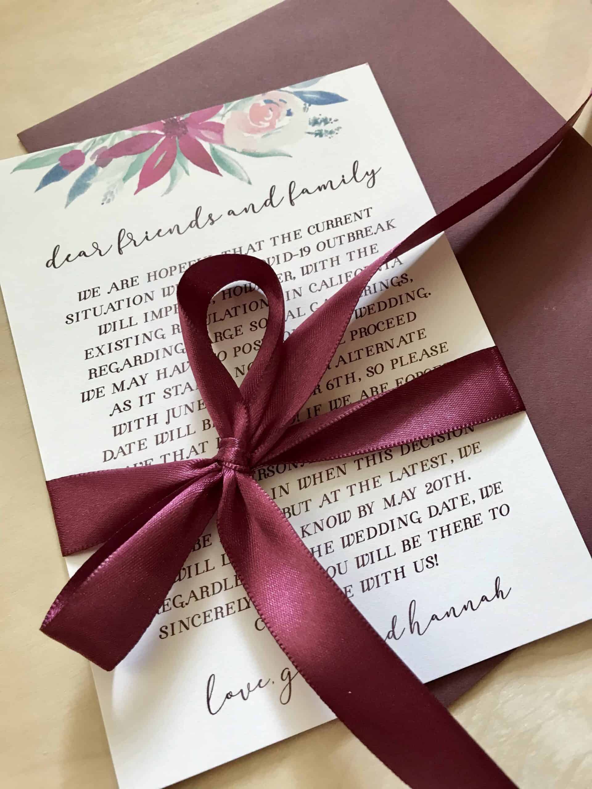 Ribbon - Abundant Wedding Invitations